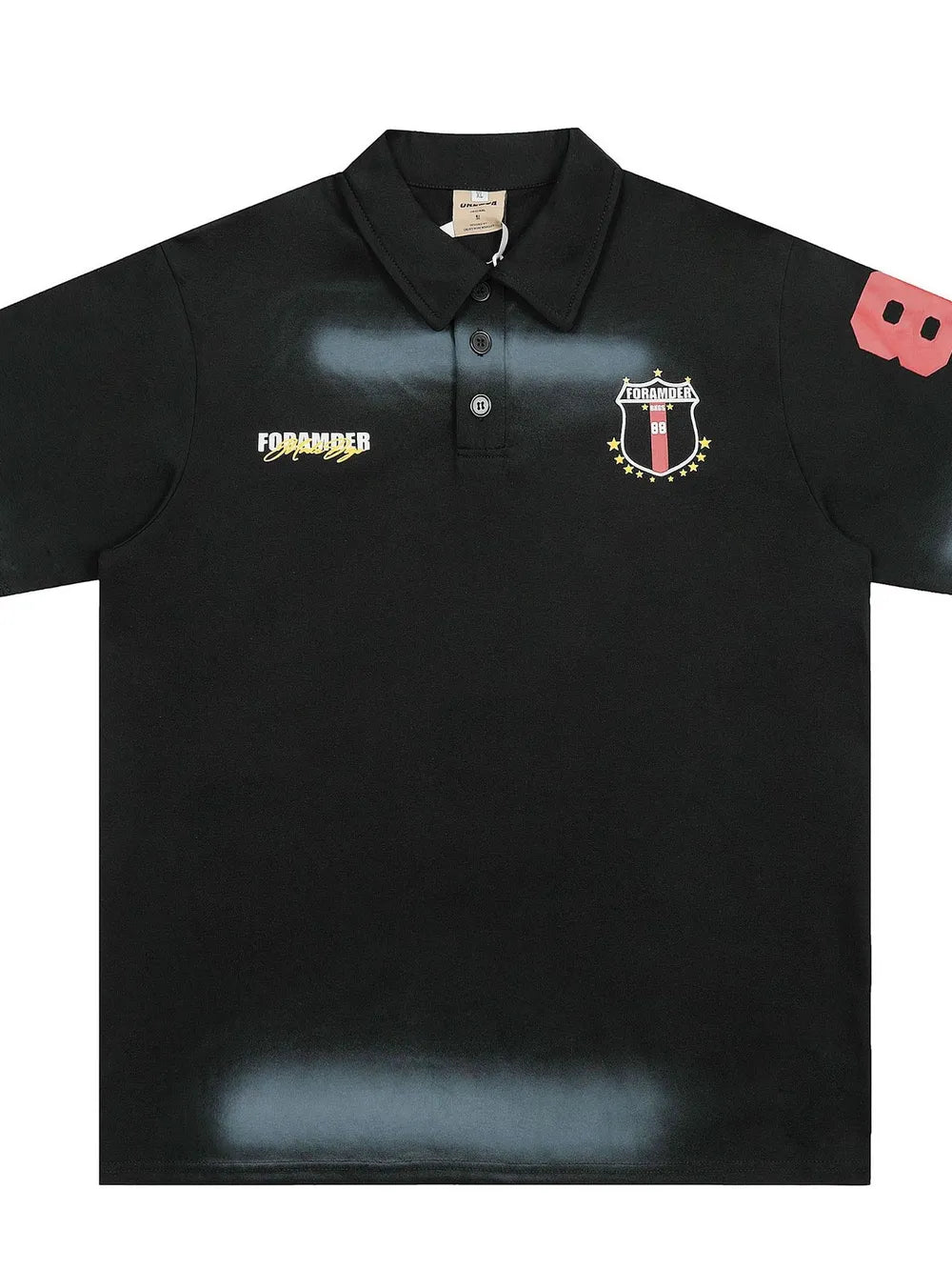 Men's Number Short Sleeve Polo