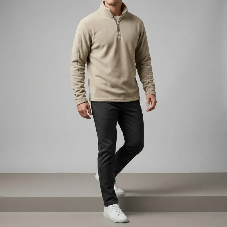 Men's Quarter-Zip Fleece Pullover