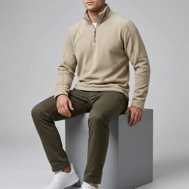 Men's Quarter-Zip Fleece Pullover