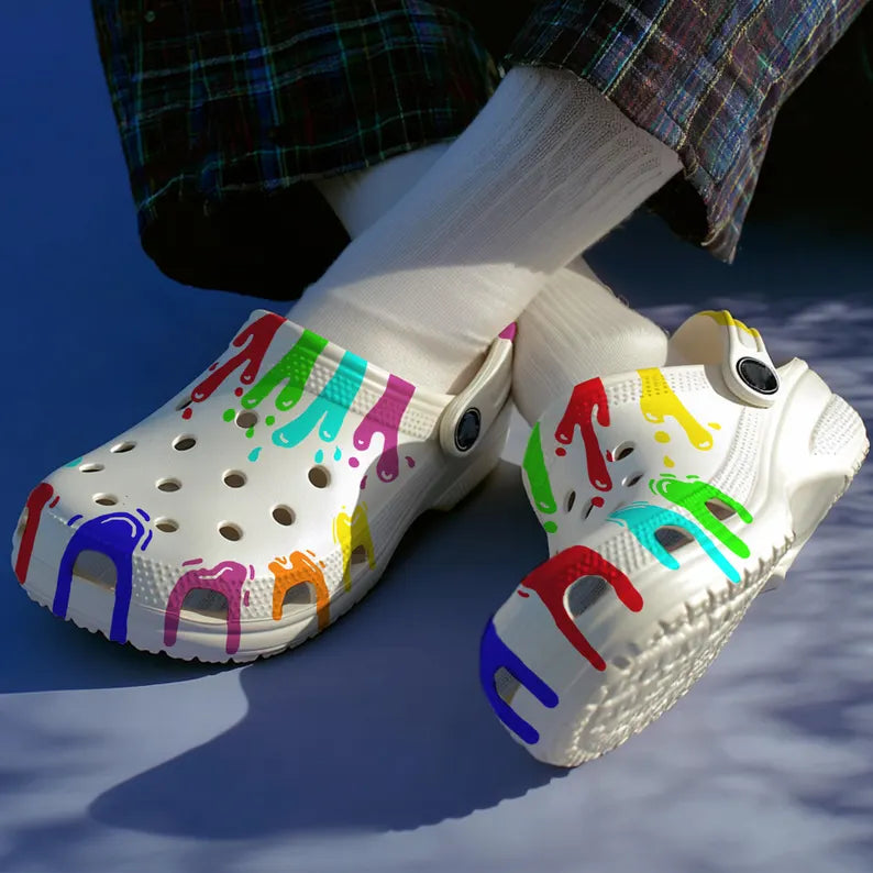 Slippers Clogs In Different Colors Slip On Platform Summer Slippers