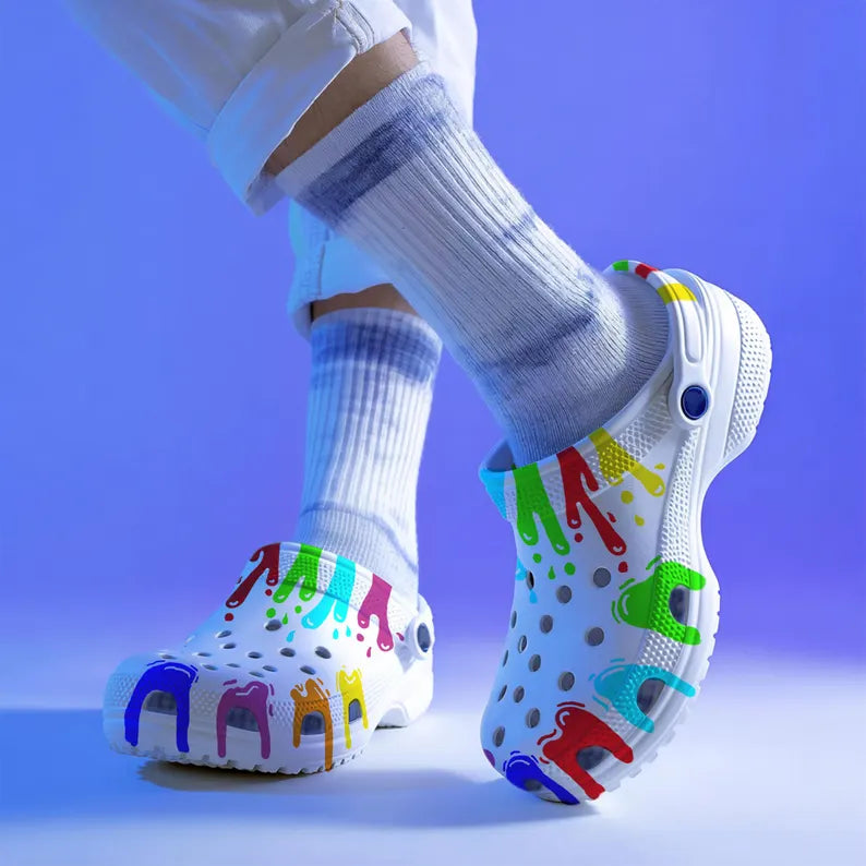 Slippers Clogs In Different Colors Slip On Platform Summer Slippers