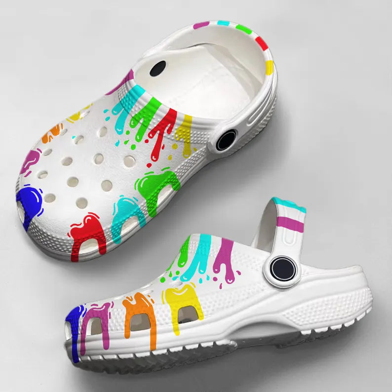 Slippers Clogs In Different Colors Slip On Platform Summer Slippers