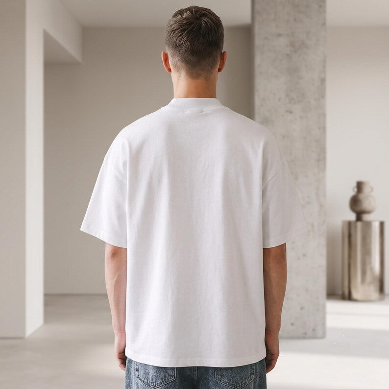 Heavyweight Cotton T-Shirt for Essential Streetwear Style