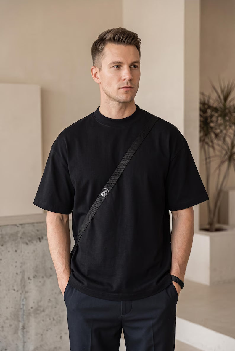 Heavyweight Cotton T-Shirt for Essential Streetwear Style