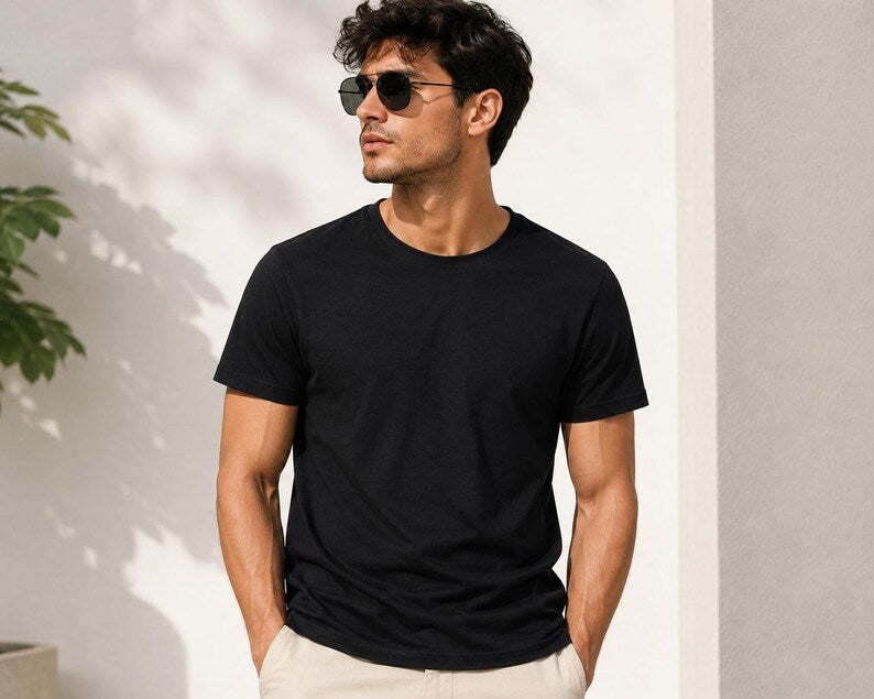 Lightweight Summer Casual Shirt & Breathable Fitness Wear Cotton T-Shirt