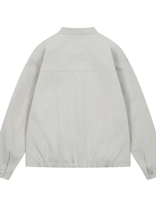 Men's Long Sleeve Jacket with Chest Pockets