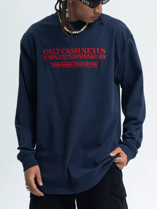 Letter Long Sleeve T-Shirt