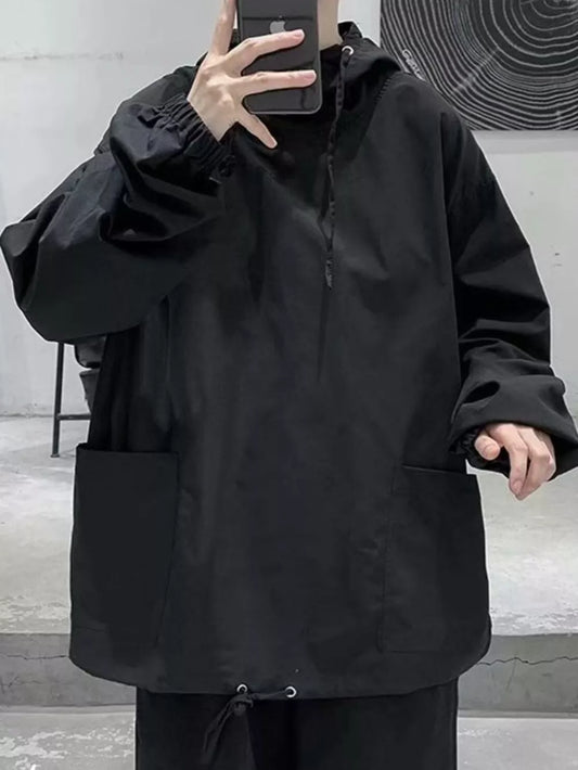 Loose Fit Drawstring Hoodie