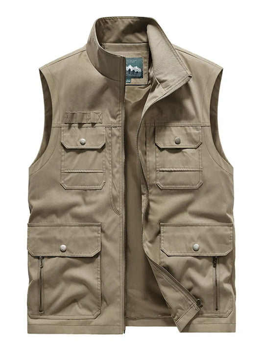 Men's Plus Size Zip Up Vest