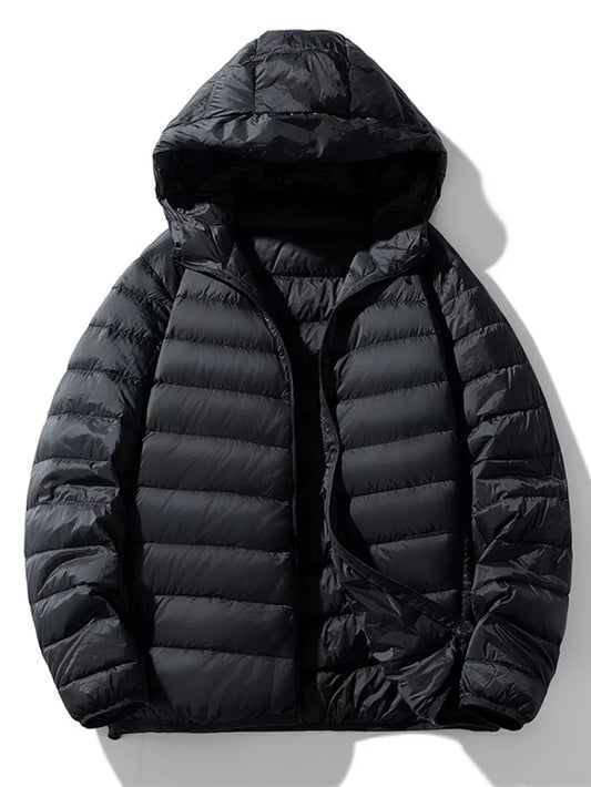 Men's Lightweight Zip Up Hooded Jacket
