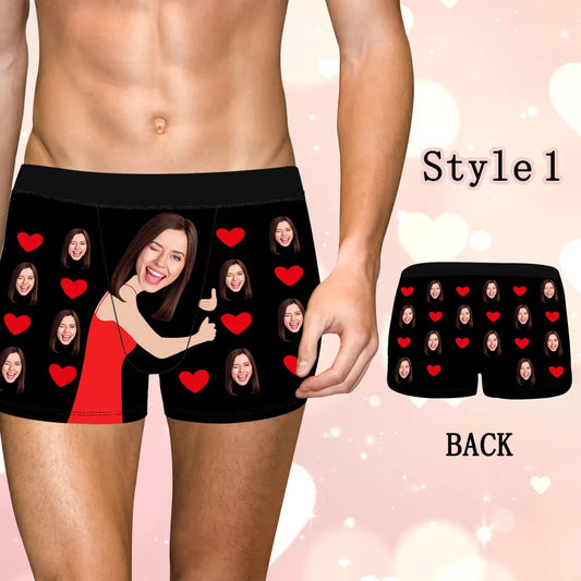 Face Boxers, Personalized Photo Underwear