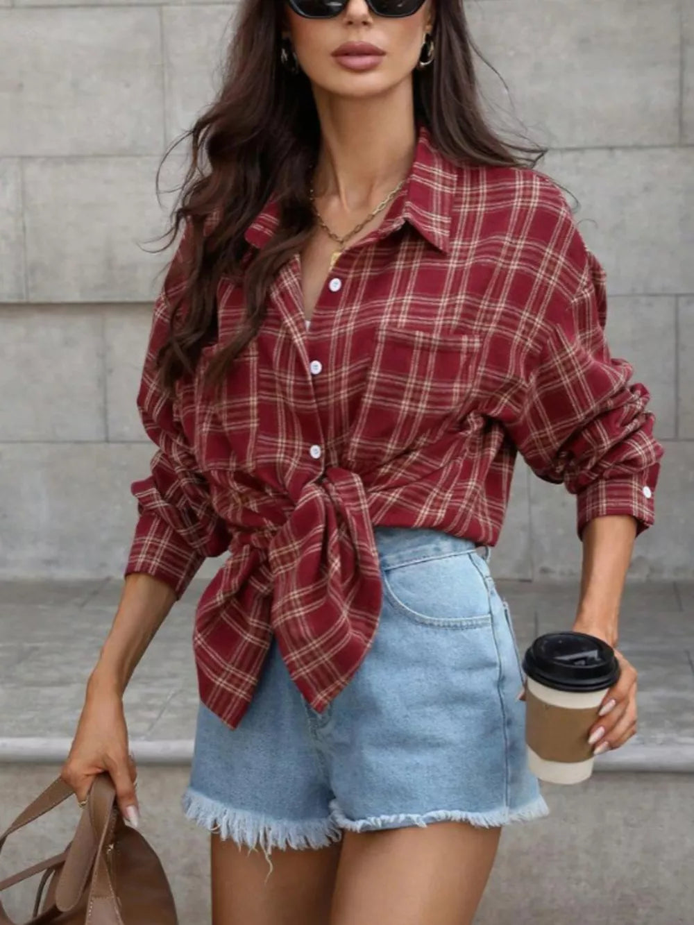 Button-Down Long Sleeve Shirt
