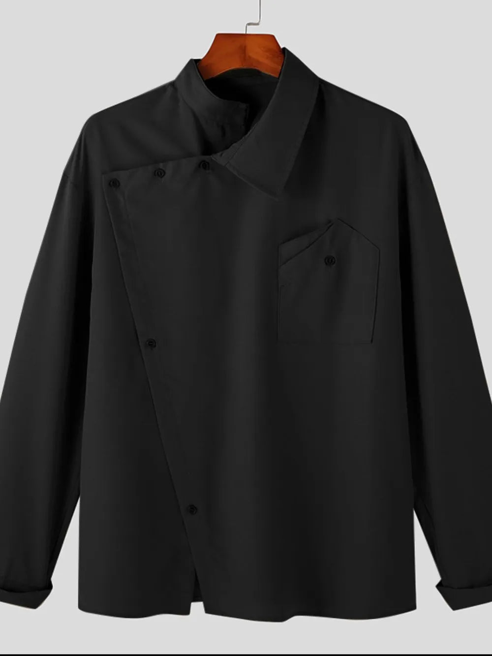 Asymmetrical Long Sleeve Shirt