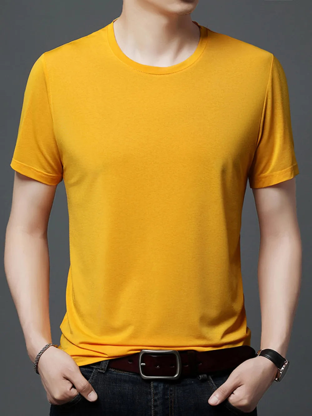 Classic Crew Neck Basic T-Shirt