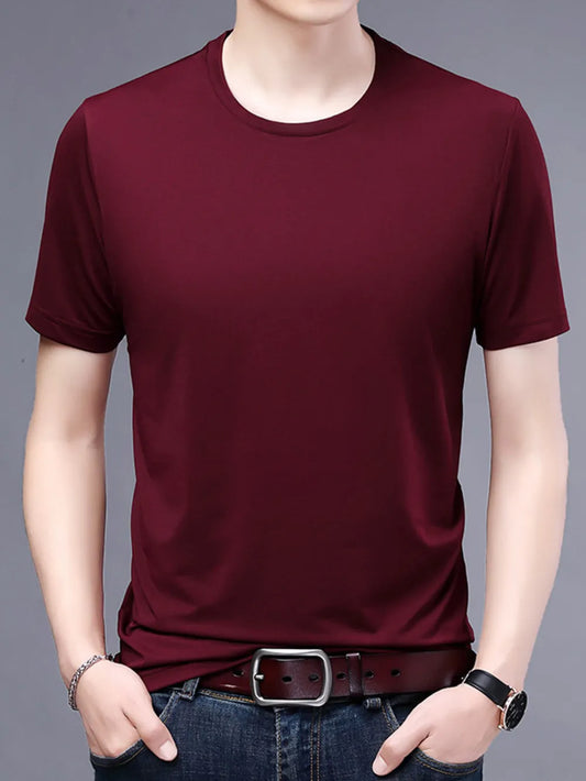 Classic Crew Neck Basic T-Shirt