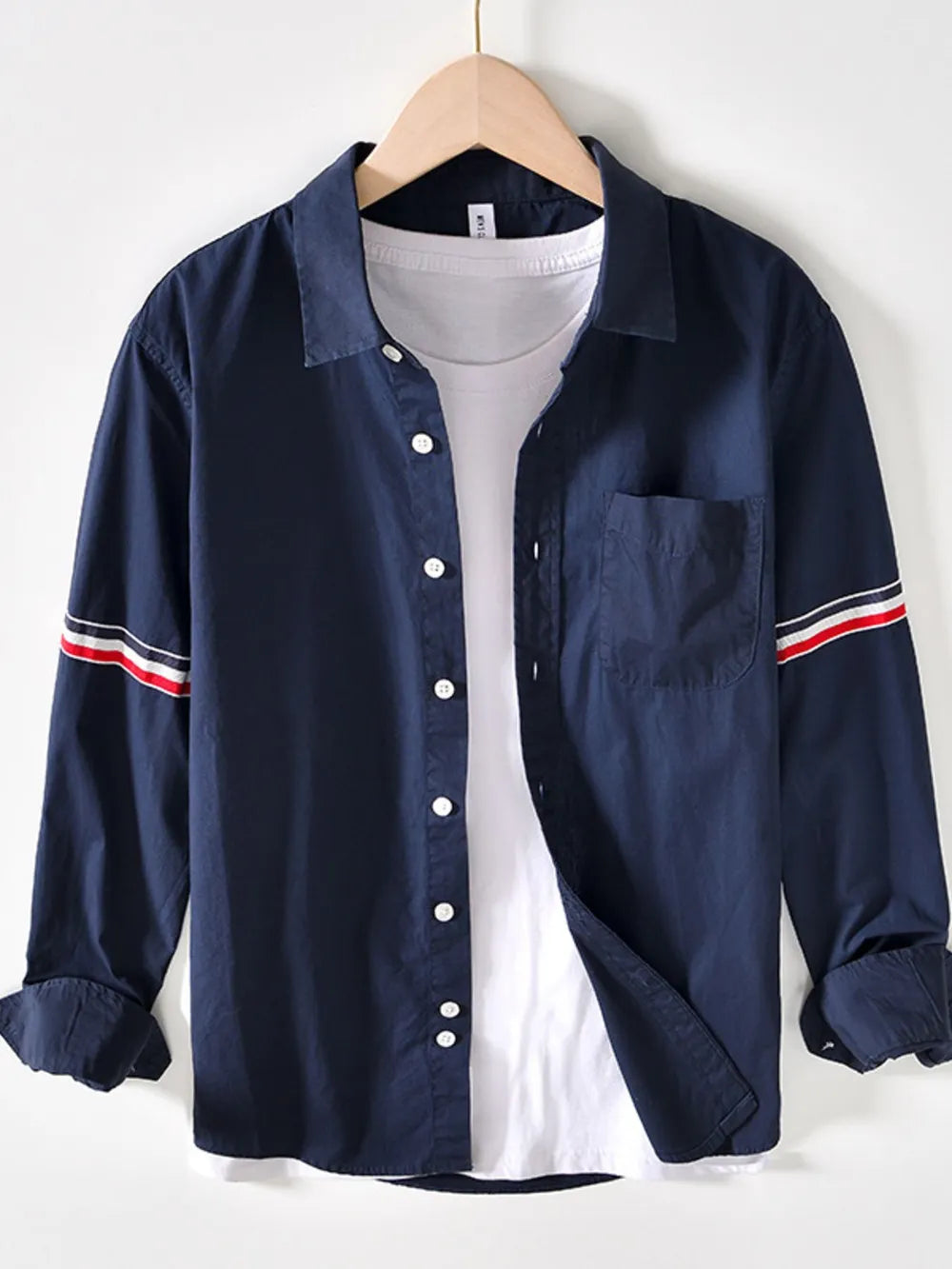 Men's Button Up Long Sleeve Shirt 7