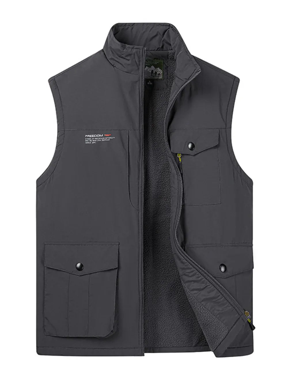 Men's Plus Size Zip Up Vest