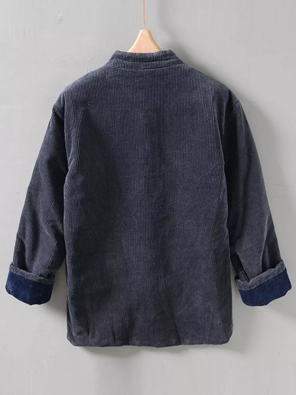 Men's Button Front Long Sleeve Jacket