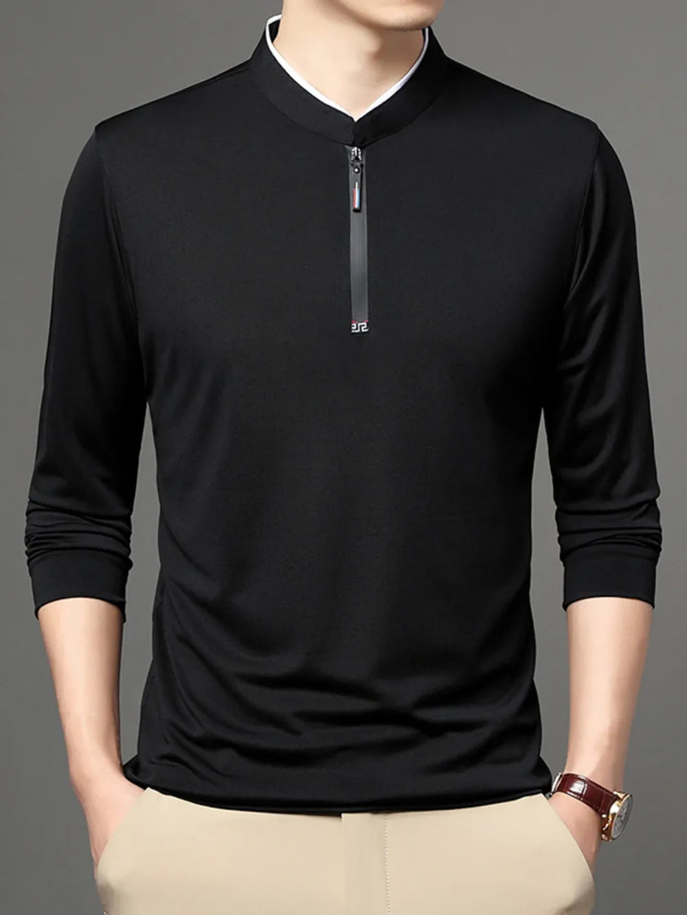 Quarter Zip Long Sleeve Top 7