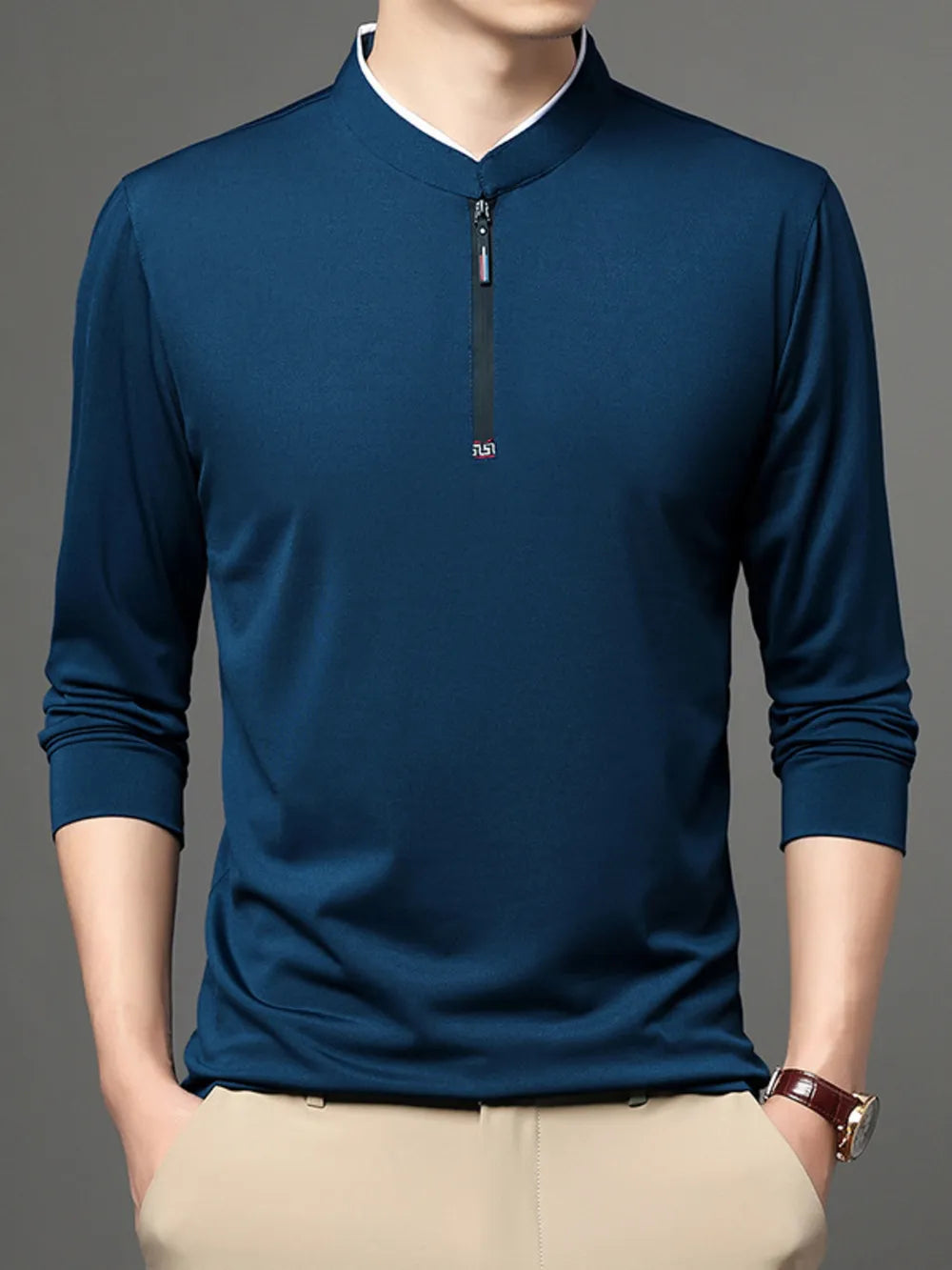 Quarter Zip Long Sleeve Top 7