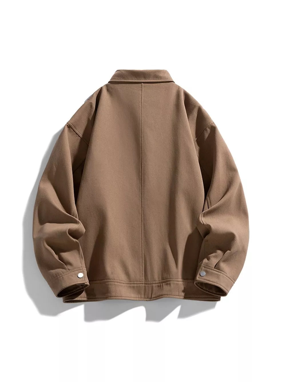 Men's Plus Size Casual Snap-Down Jacket