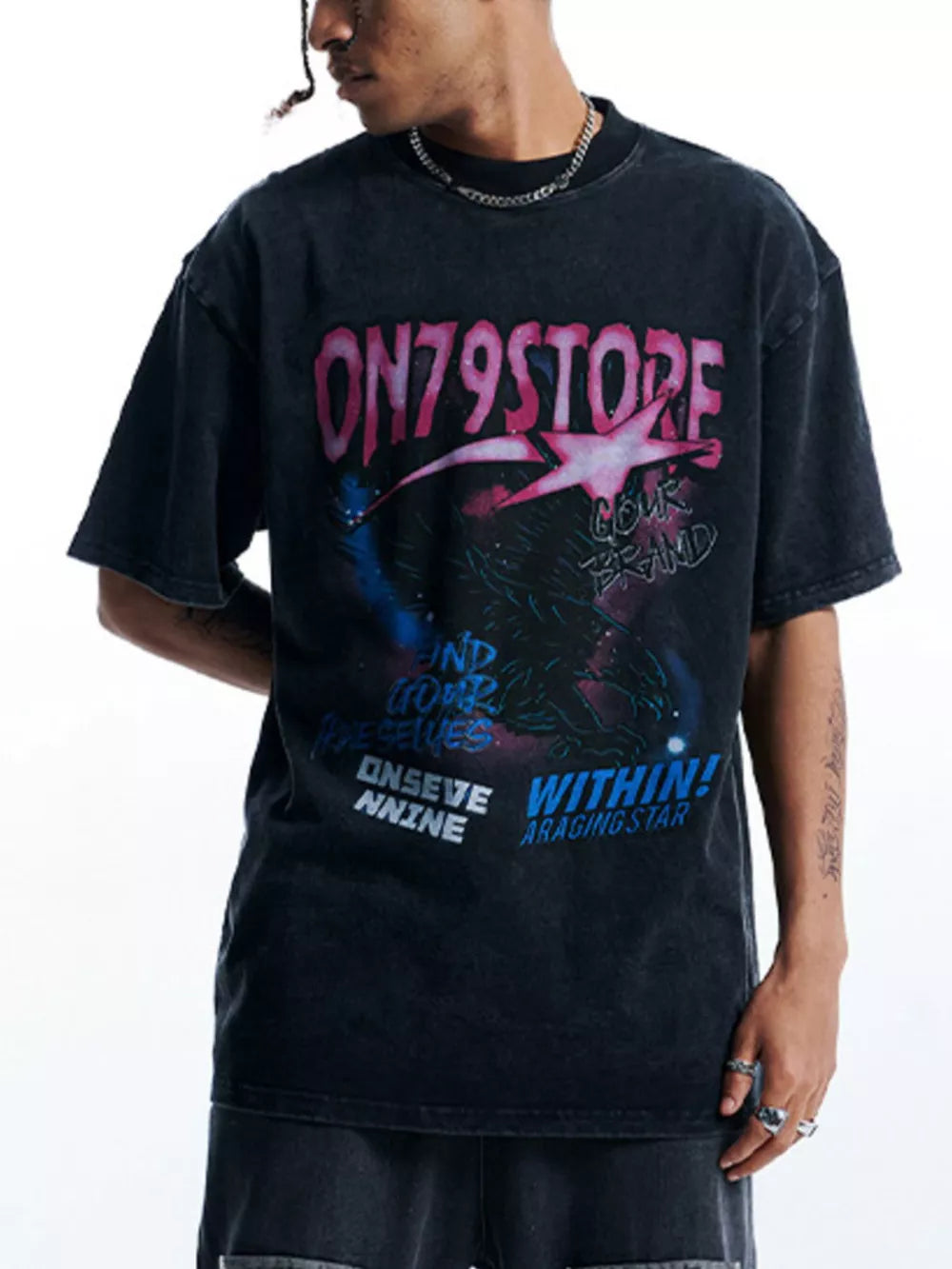Vintage Graphic Oversized T-Shirt FierceGuy