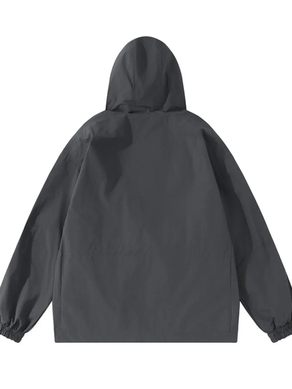 Men's Drawstring Long Sleeve Hooded Jacket