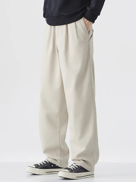 Wide-Leg Casual Pants