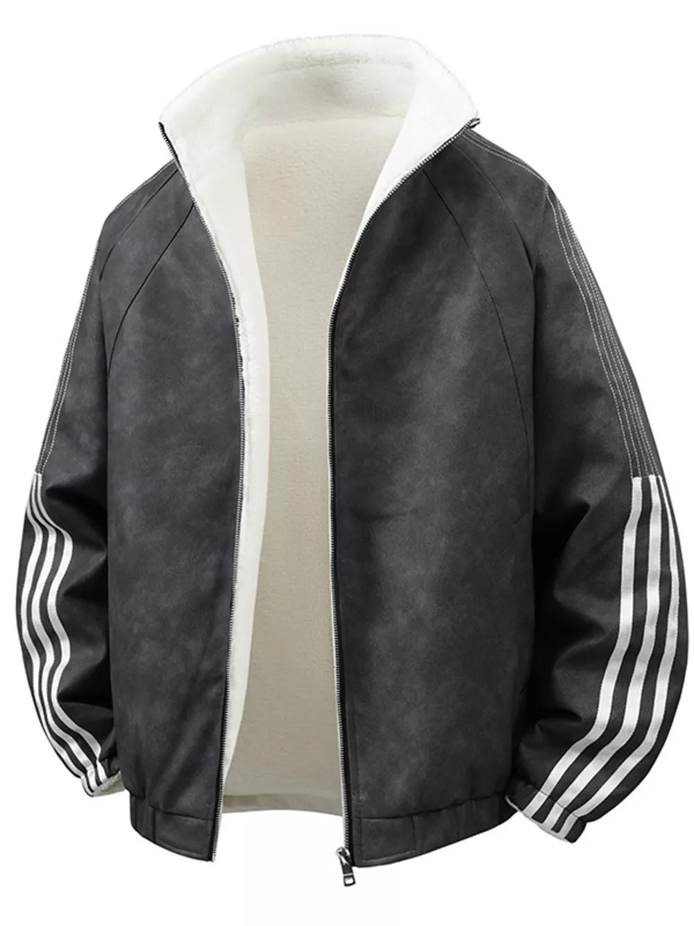 Men's Fleece Lined Zip Up Jacket 6