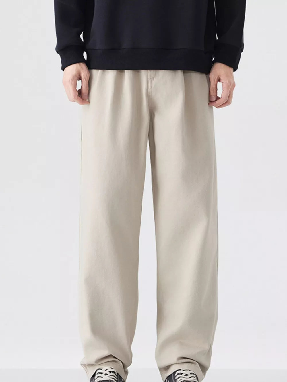 Wide-Leg Casual Pants